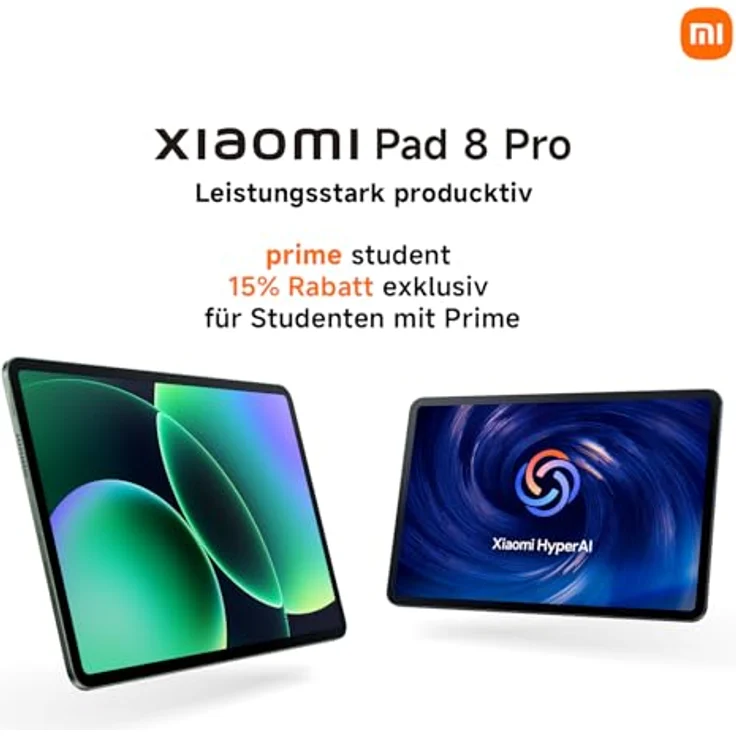 XIAOMI Pad 8 Pro, 11,2 Zoll Tablet mit 8GB RAM, 256GB Speicher, Snapdragon® 8 Elite, 9200mAh Akku, 144Hz Display, HyperAI, Blau, 3 Jahre Garantie – Bild 2