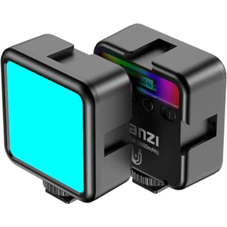 ULANZI VL49 RGB Mini Vlogger Magnetisches LED-Licht mit Farbwechsel und dimmbarem Licht – Bild 2
