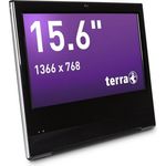TERRA TERRA All-In-One-POS 15" fanless All-in-One PC, Intel Core i3 8145U, 8 GB RAM, 240 GB SSD, 15,6 Zoll, Schwarz