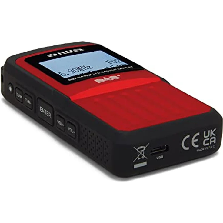 AIWA RD-20DAB/RD Taschenradio Rot – Bild 5