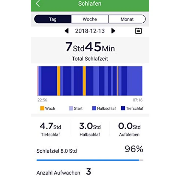 Atlanta 9703-7, Smartwatch mit Fitness-Tracking und Benachrichtigungsfunktion, schwarz – Bild 5