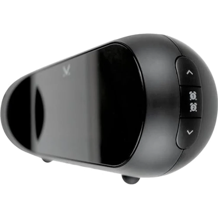 Majestic RS 119P DAB/DAB+/FM Radiowecker mit LCD-Display, einstellbarer Projektionsuhr, USB Ladeanschluss, zwei Alarme und drei Klingeltöne, schwarz – Bild 2