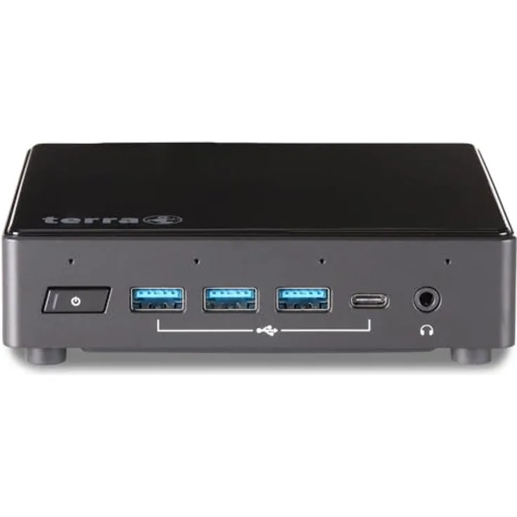 Terra Y PC-Micro 3100 Silent GREENLINE, Desktop-PC mit Celeron Prozessor, kompakt und leise