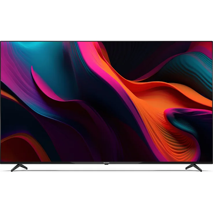 Sharp 70GL4260E, 70 Zoll 4K Ultra HD LED Smart-TV mit Google TV™, WLAN, Schwarz