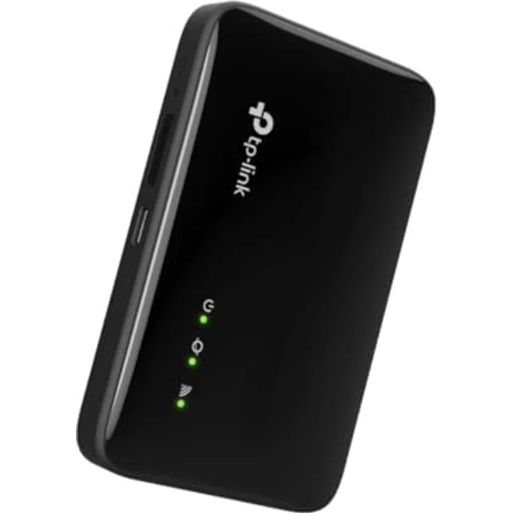 TP-Link M7005, Mobiler 4G LTE Router mit SIM-Karten-Slot und 2400mAh Akku, Schwarz – Bild 1