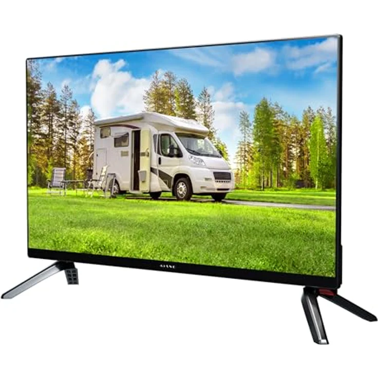 Kiano Slim TV 24" Zoll, LED HD Fernseher mit Dolby Audio, Triple Tuner DVB-T2, Auto-Ladegerät, HDMI und USB, Schwarz – Bild 4