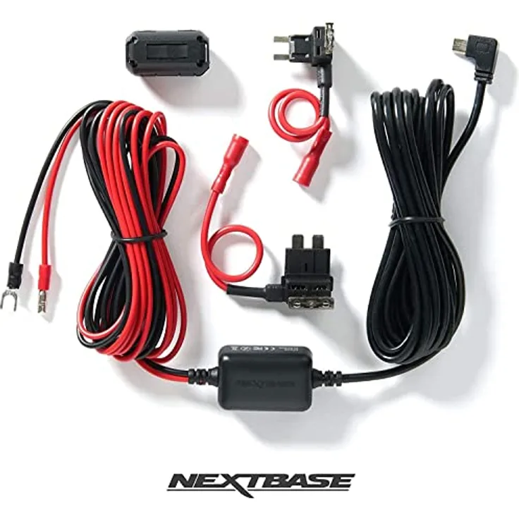 NEXTBASE NBDVRS2HK Kabelsatz für Festeinbau, Rot/Schwarz