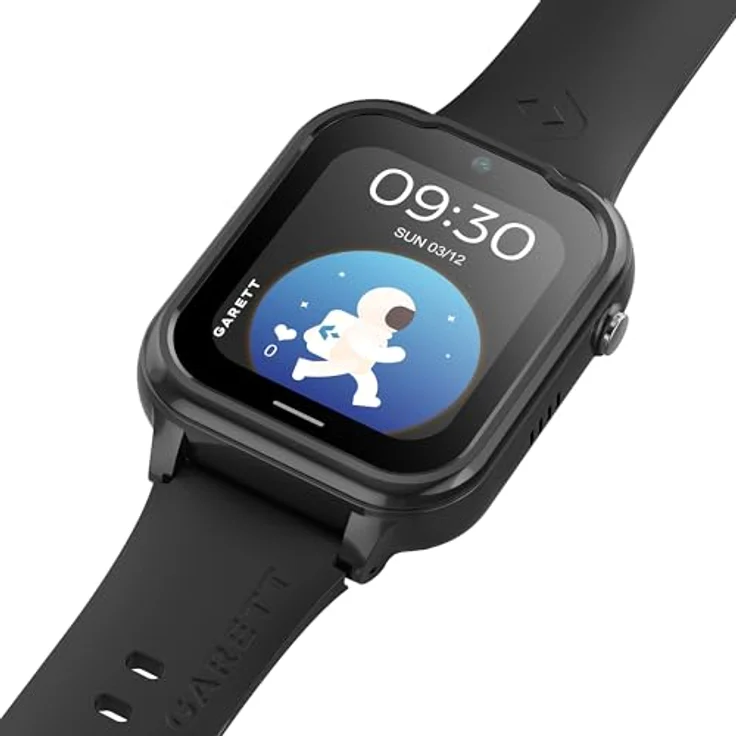 GRT Garett Smartwatch Kids Essa GO 4G, Smartwatch für Kinder mit 4G, Schwarz – Bild 3