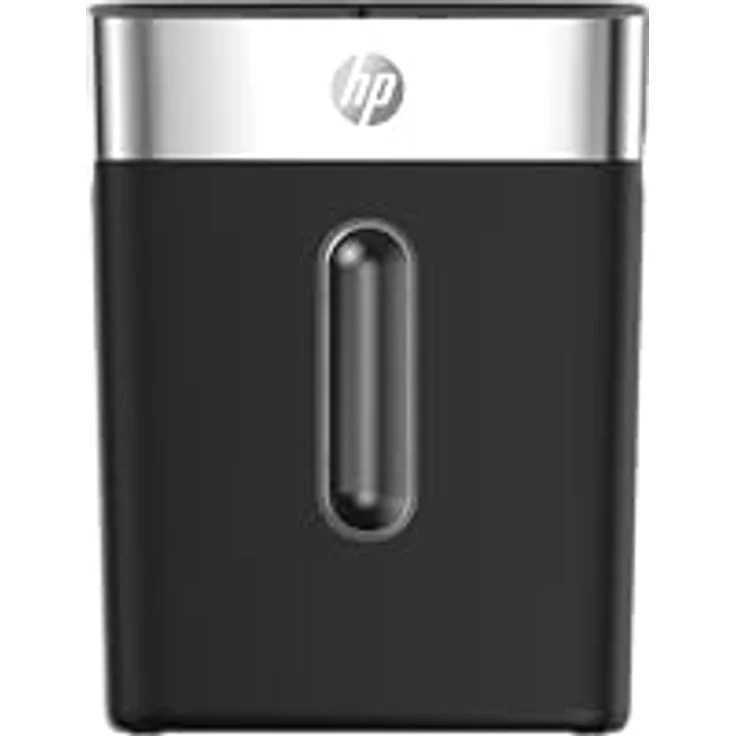 HP OneShred 8CC Black, Aktenvernichter, Sicherheitsstufe P-4, Cross Cut, 8 Blatt, 2826, schwarz/Silber, Partikelschnitt – Bild 2
