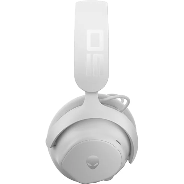 Alienware Pro Wireless Gaming-Headset - 50 mm Treiber mit Graphen-Beschichtung, AI- und Aktive Geräuschunterdrückung, Bis zu 75 Stunden Akkulaufzeit, Lunar Light – Bild 5