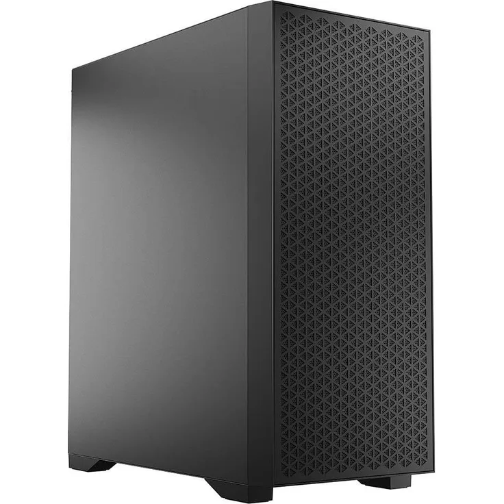 Logic DART PRO SOLID MIDI USB-C PC-Gehäuse, Schwarz, Midi-Tower mit 1x 3,5" und 2x 2,5" Schächten, 7 Erweiterungssteckplätzen, USB 3.2 Gen 2 Typ-C