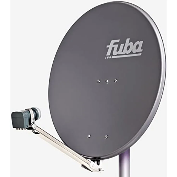 Fuba DAL 804 A, Satellitenanlage mit Quad LNB DEK 417 für 4 Teilnehmer, optimale Empfangsleistung, HDTV, 4K und 3D fähig – Bild 2