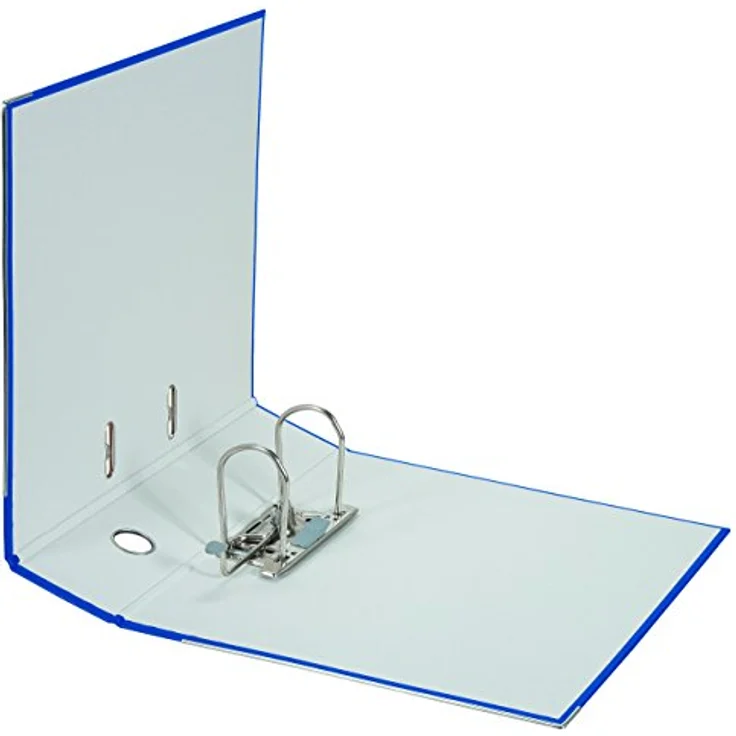 Falken Ordner 9984063, PP, A4, 8cm, Kunststoffordner, blau – Bild 2