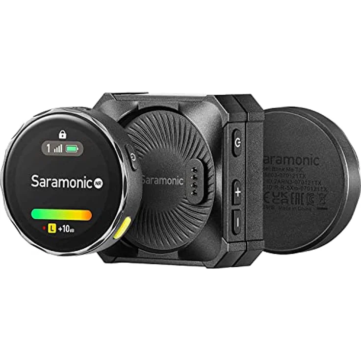 Saramonic BlinkMe B2 Wireless Mikrofon System mit OLED-Touchscreen, Magnetbefestigung und 15 Stunden Aufnahmezeit – Bild 1