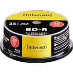 Intenso Blu-Ray 50GB, 6X Speed, Recorcable - 25pcs Cake Box