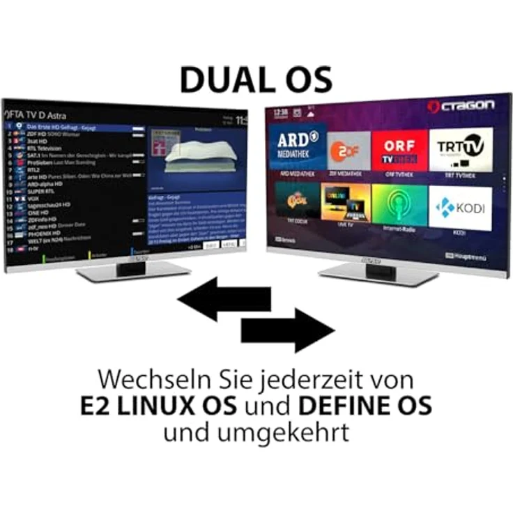 Octagon SF8008 V3 Supreme UHD 4K Combo-Receiver, 2TB SSD, DVB-S2X & DVB-C/T2, Dual-WiFi, Linux E2 & Define OS, Schwarz – Bild 6