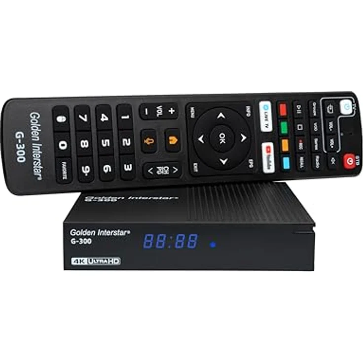 Golden Interstar G-300 4K UHD Android 11 TV Streaming Box, Dual Band WiFi WLAN, Bluetooth Fernbedienung, Sprachsteuerung, 2GB RAM & 32GB Flash, Bluetooth 5.1 – Bild 3
