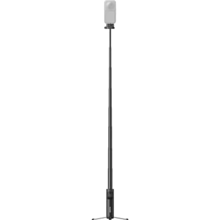 Insta360 X Series, zusammenklappbarer Selfie-Stick Remote Kit mit abnehmbarer Bluetooth-Fernbedienung, schwarz, Ausziehlänge 1m, kompakt auf 15,1cm zusammenklappbar – Bild 4