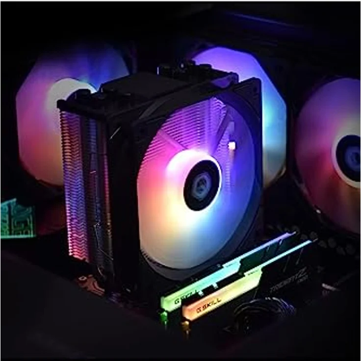 ID-Cooling SE-214-XT, CPU Kühler mit effizienter Kühltechnologie und kompaktem Design – Bild 3