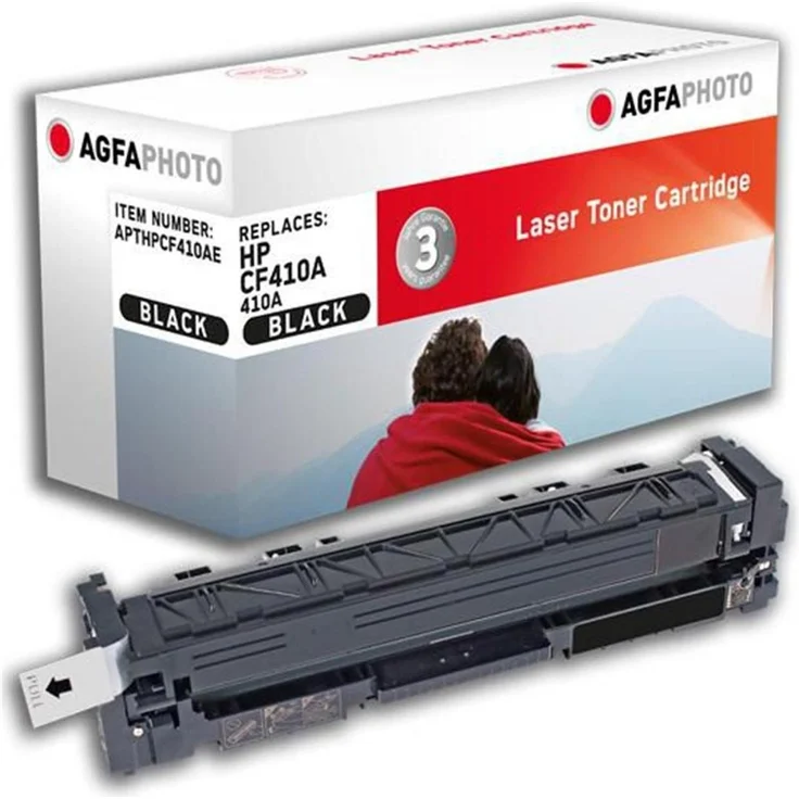 AGFAPHOTO APTHPCF410AE, Tonerkartusche (BK) für laserdrucker, hochwertige Qualität, 3 Jahre Garantie, 30% günstiger als OEM