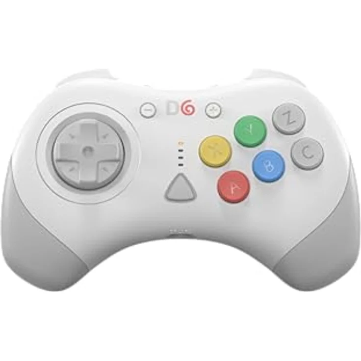 Retro Fighters D6 Dreamcast, Wireless 6-Button Controller für Nintendo Switch und PC, Weiß, mit hochpräzisem D-Pad und konfigurierbaren Modus-Einstellungen – Bild 1