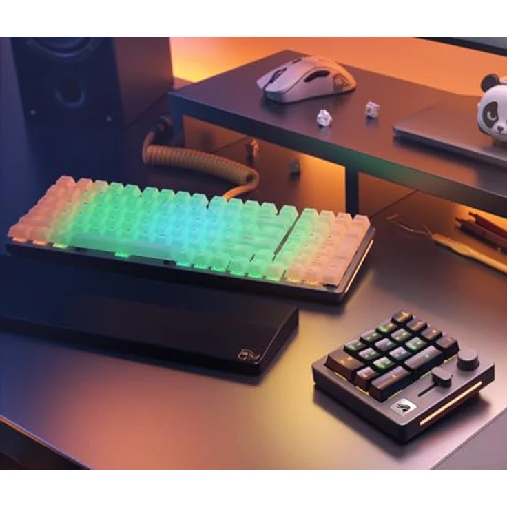 Glorious PC Gaming Race Polychroma RGB Keycaps, Keycaps, Weiss – Bild 5