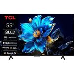 TCL 55P7K QLED Fernseher, 55 Zoll UltraHD 4K, Dolby Atmos, Google TV