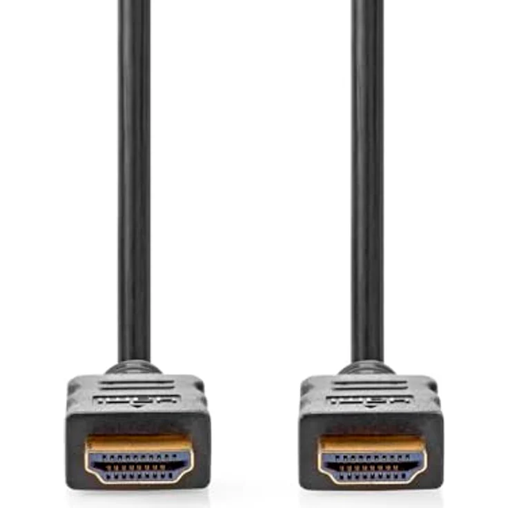 NEDIS High Speed HDMI Kabel mit Ethernet, 4K@60Hz, 18 Gbps, 10m, rund, PVC, schwarz, ARC – Bild 2