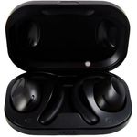 Nilox Nxtwrunbeator, Kabellose Kopfhörer mit 10h Akkulaufzeit, Schwarz/Silber, In-Ear mit Geräuschisolierung