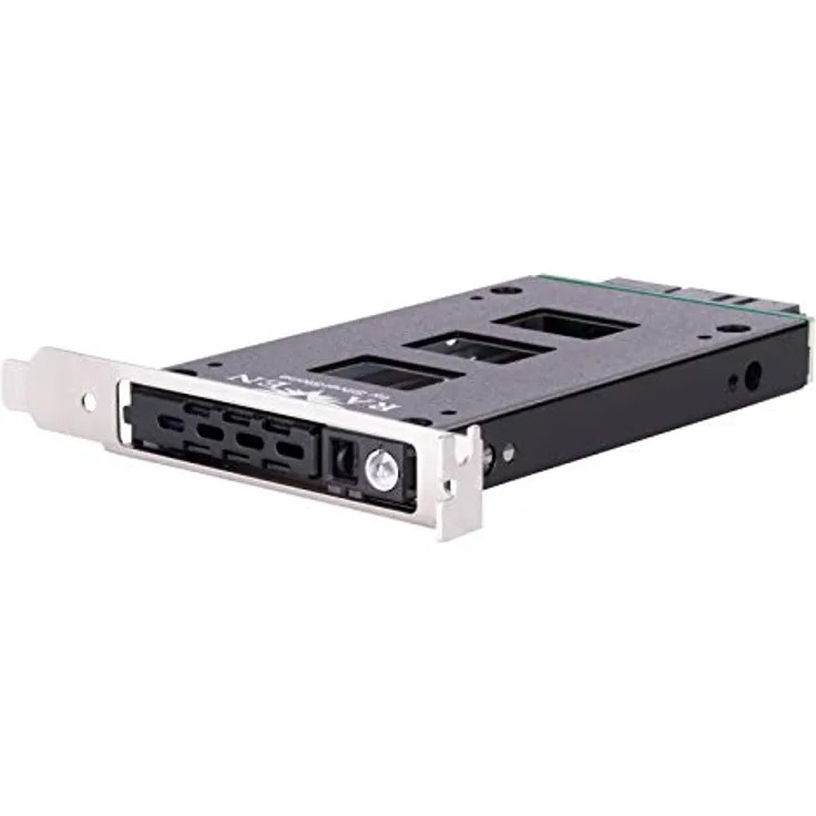 SilverStone Technology EXB02, 2,5-Zoll (9.5mm)-SAS-12-Gbit/s-oder-SATA-6-Gbit/s-zu-Erweiterungskartensteckplatz-Adapter, SST-EXB02