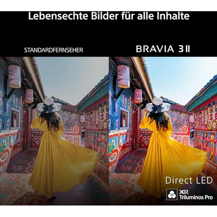 Sony BRAVIA 3II 65XR32M2, 65 Zoll 4K Smart-TV mit Google TV, XR Prozessor, 120 Hz, Dolby Vision/Atmos, PS5-kompatibel, Modell 2026 – Bild 2