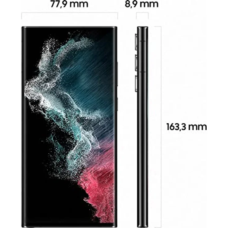 Samsung Galaxy S22 Ultra, Android Smartphone, 6,8 Zoll Dynamic AMOLED Display, 5.000 mAh Akku, 512 GB/12 GB RAM, Phantom Black, inkl. 36 Monate Herstellergarantie  – Bild 2