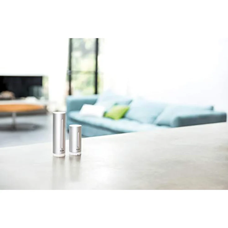 Netatmo Smarte Wetterstation - WLAN, Funk, Innen- und Außensensor, Wettervorhersage, Amazon Alexa & Apple HomeKit, Hygrometer, Luftqualität, NWS01-EC, Schwarz – Bild 4