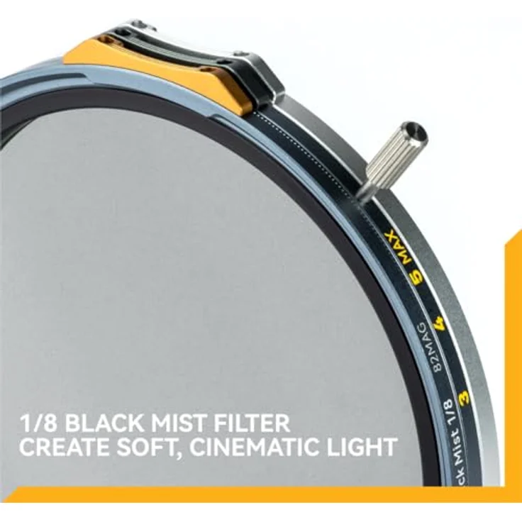 NiSi JetMag Pro VND Mist Creator Kit (82MAG), variabler ND-Filter mit 1-5 Blendenstufen, 1/8 Black Mist Diffusionsfilter, integrierter Pol-Filter, für 67mm-82mm Objektive – Bild 4