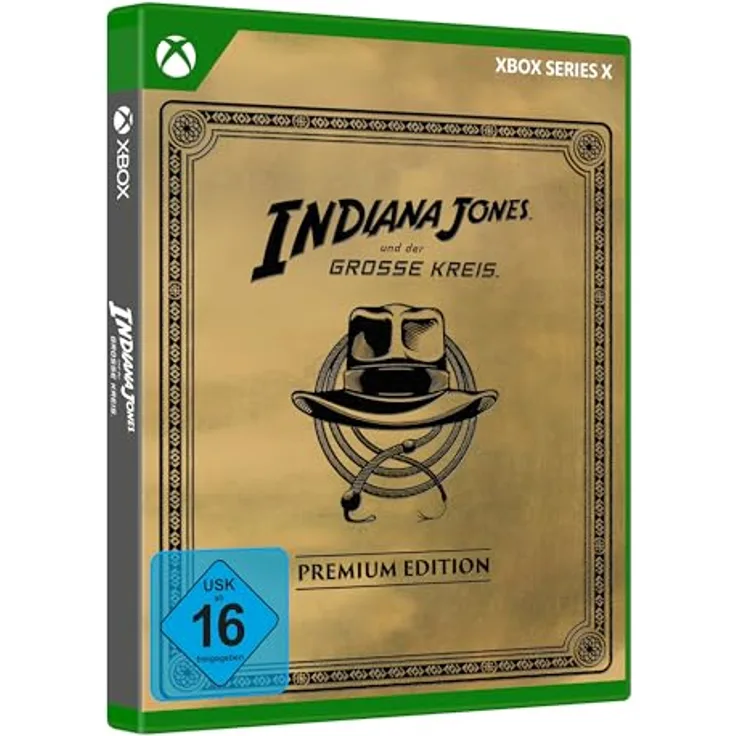 Xbox Indiana Jones und der grosse Kreis: Premium Edition, Abenteuerspiel mit packender Action, für Xbox Series X