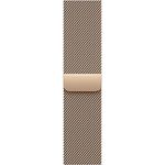 Apple Watch Band Milanaise Armband, 40 mm, gold, einstellbar aus hochwertigem Edelstahl mit PVD-Finish