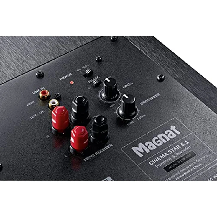Magnat Cinema Star 5.1 Subwoofer-Satelliten-System schwarz – Bild 2