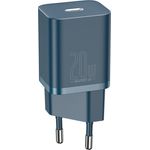 Baseus Super Si Schnellladegerät 1C 20W (Blau) - Klein und handlich, Power Delivery 20W, Quick Charge 3.0