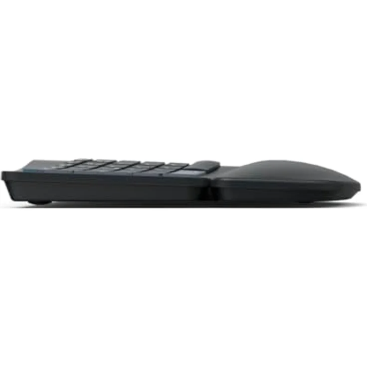 Hama WK-900 Ergo Multi-Device-Tastatur kabellos schwarz, ergonomisch geformt, dimmbare Hintergrundbeleuchtung, gepolsterte Handballenauflage – Bild 18