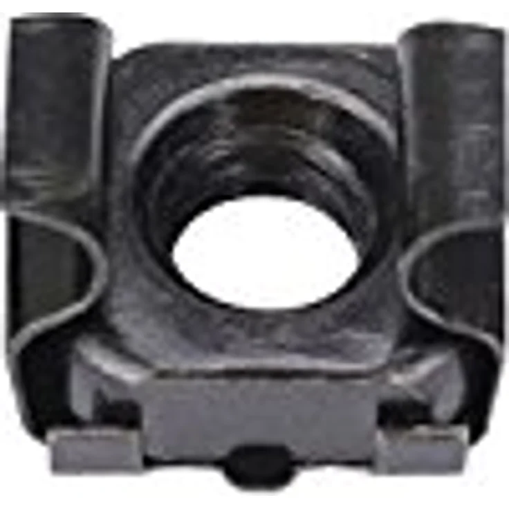 HMF 61024 Käfigmuttern Set für 10" und 19" Serverschrank, M6 Montageschrauben, schwarz, 24er Set – Bild 4