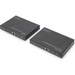 DIGITUS HDMI 2.0 HDMI KVM Extender Set, 70 m USB 1.1, Touch Panel Support