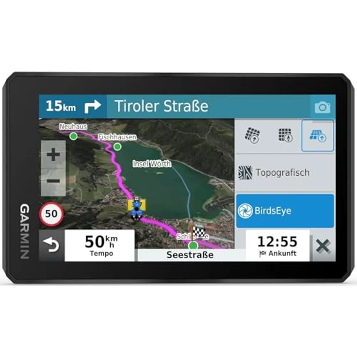 GARMIN zumo® XT MT-S EU, Motorrad-Navigationsgerät mit 5,5 Zoll HD-Display, Wetterfest, vorinstallierte Straßen- und Topokarten, GPS/GLONASS/Galileo – Bild 2