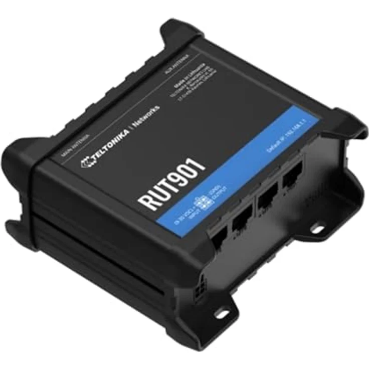 Teltonika RUT901 (EU) LTE Router (RUT901000000), WLAN Hotspot, Dual SIM, Unterstützt MQTT, Modbus TCP, DNP3 – Bild 1