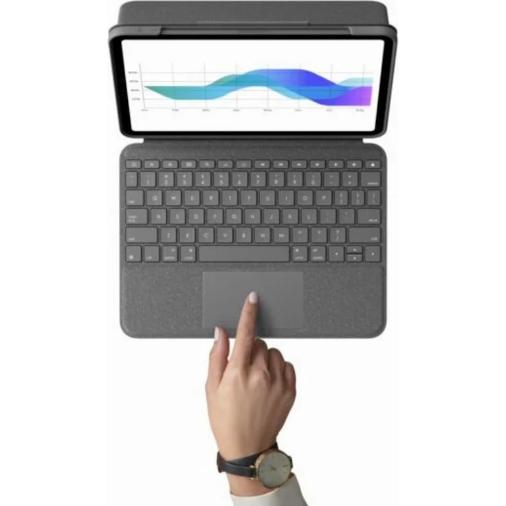 Logitech Folio Touch mit Trackpad und Smart Connector für Apple iPad Pro 11'', Deutsch (920-009745) – Bild 14