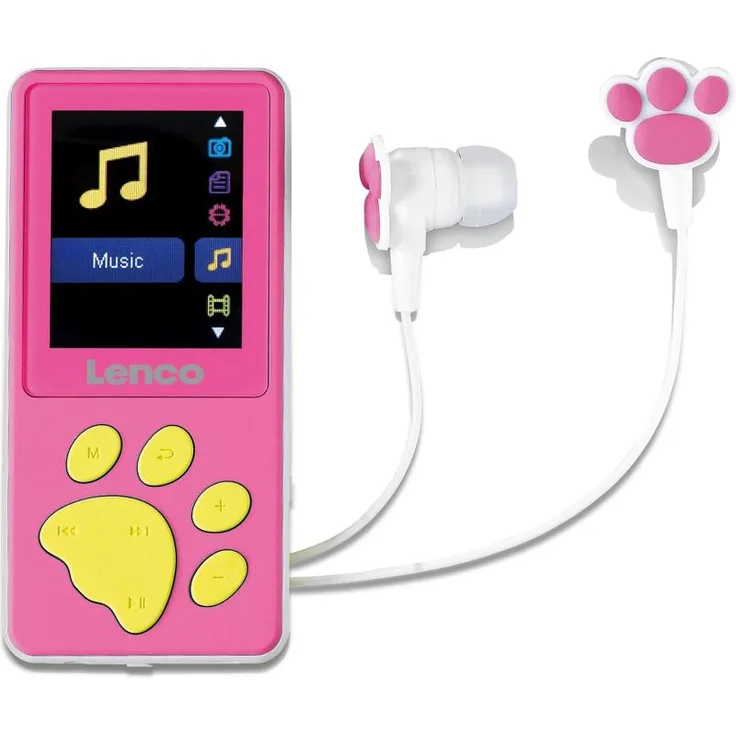 Lenco XEMIO-560 Kids MP4 Player pink SD Slot kopfhrer 1.8 Zoll display