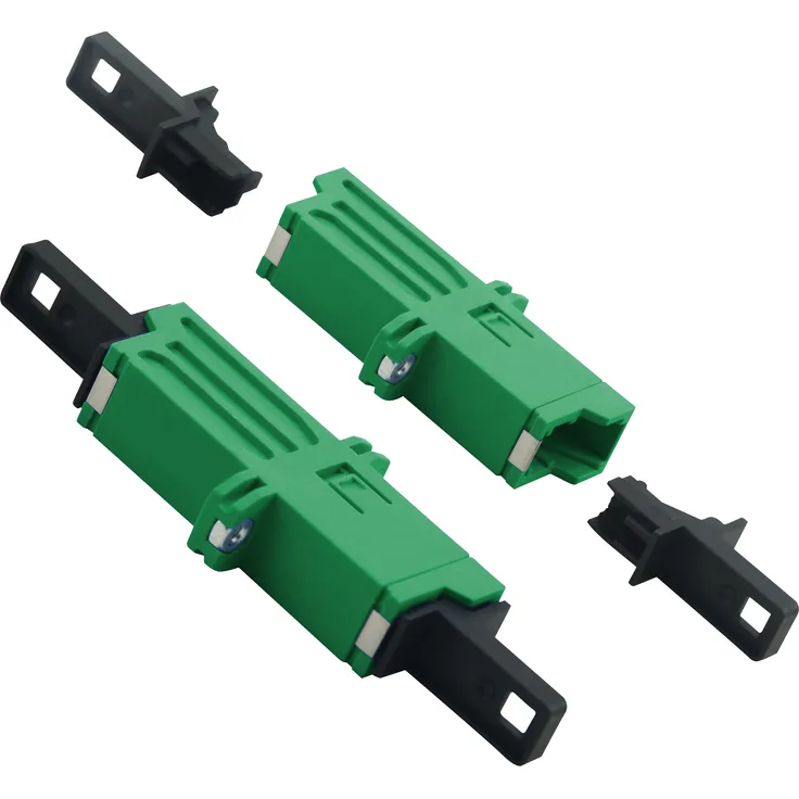 Helos LWL Kupplung E2000 APC 8 (LSH) Simplex Singlemode OS2 gr n