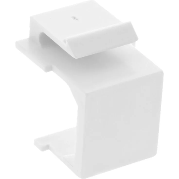 InLine Keystone SNAP-In dummy cover for module slot - Modulare Einrastblindplatte - weiß (Packung mit 10) (76205C)