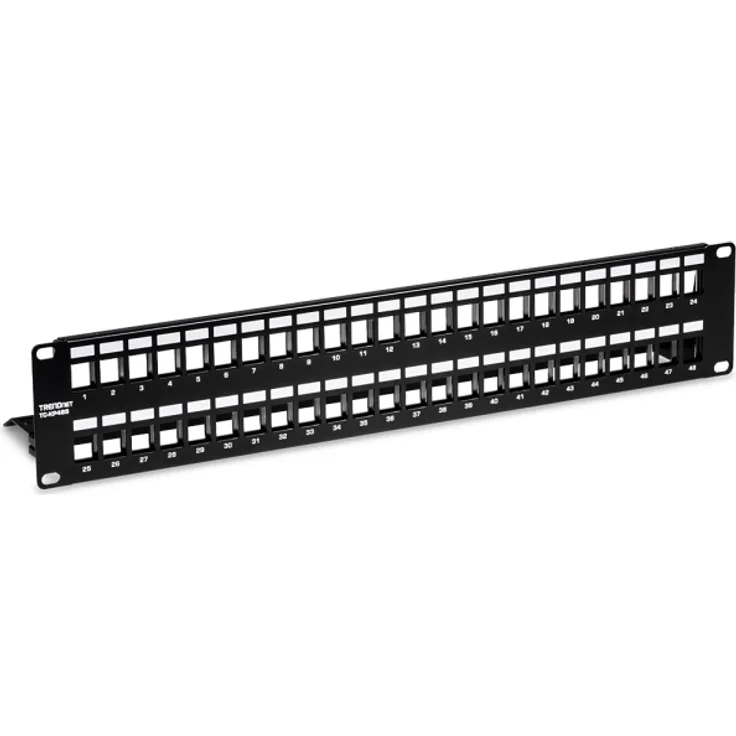 TRENDnet TC-KP48S Patch Panel 24-Port Blank Keystone geschirmt