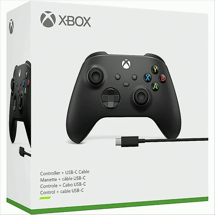 Microsoft Xbox Controller + USB-C Cable Schwarz (1V8-00002) (PC) – Bild 7