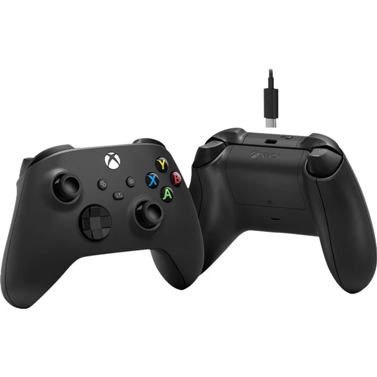 Microsoft Xbox Controller + USB-C Cable Schwarz (1V8-00002) (PC) – Bild 3